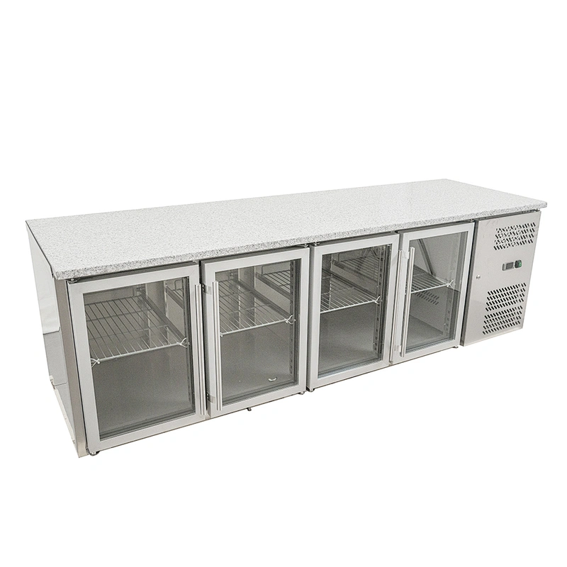 CNJT commercial ventilated snack refrigerator counter